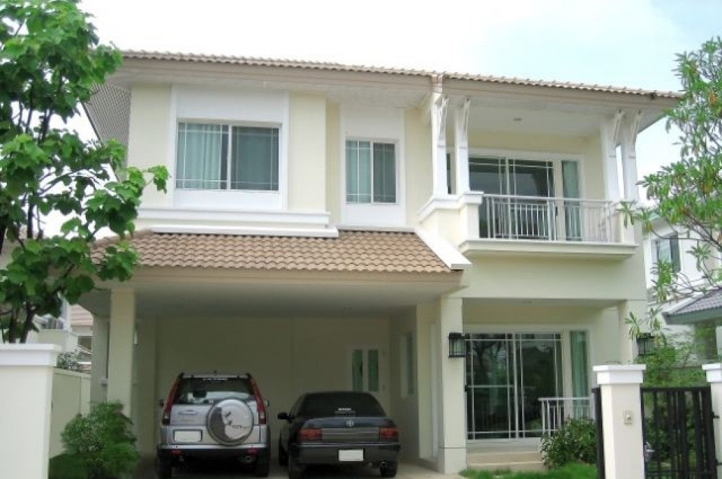 Single house for rent, Nantawan Village Project, On Nut-Rama 9 (Land & House)