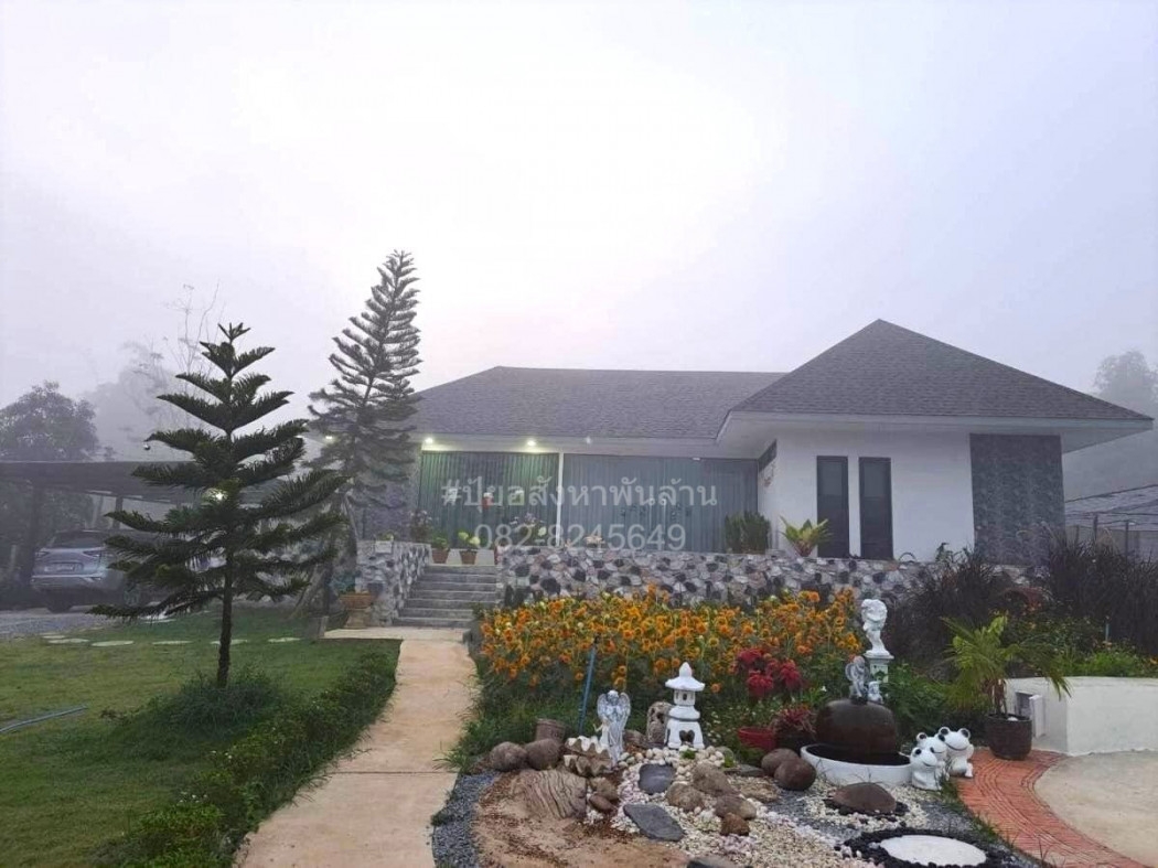 For sale: Single house HS214, Resort style, Bo Kwang Thong, Bo Thong, Chonburi. 250 sq m, 1 rai, 1 n