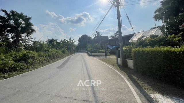 Land for sale with house as its condition, in Nong Chom, San Sai, Chiang Mai.