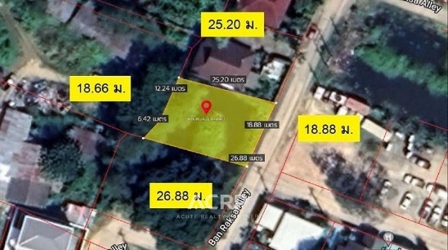 Land for sale near Big C Don Chan, Chiang Mai. 101 sq.w.