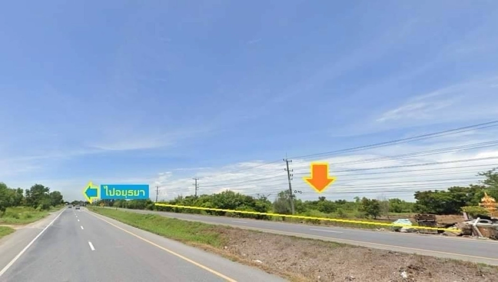 Land for sale, 2 plots of vacant land, Bang Sai District, Phra Nakhon Si Ayutthaya Province