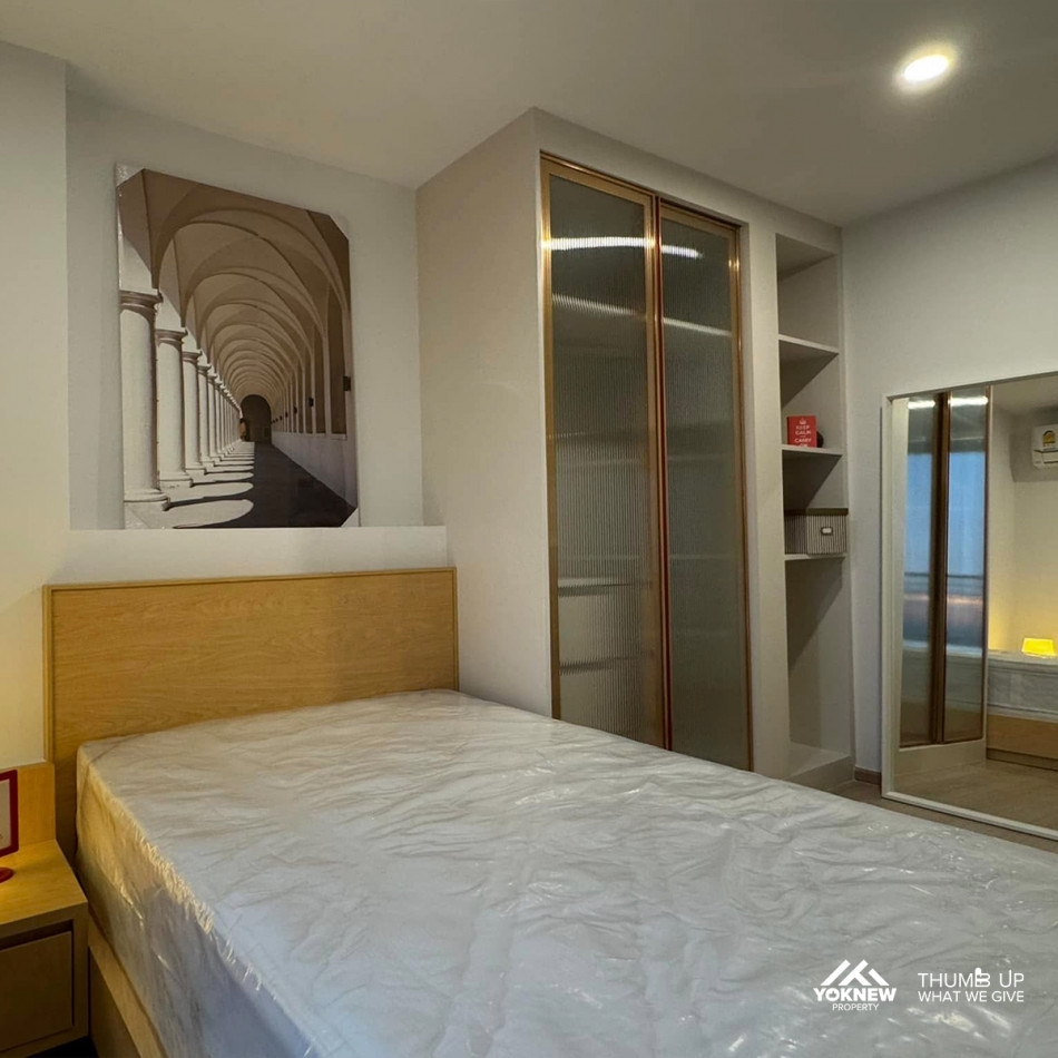 ✨Life Rama 4-Asoke Condo✨ Duplex rooms are only a few floors away from the room, quiet near MRT Quee