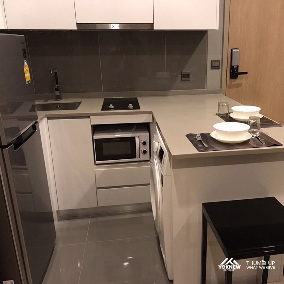 For sale with tenant, 1 bedroom, 1 bathroom ❤️Condo M Thonglor 10❤️ Pet-friendly room, beautifully d