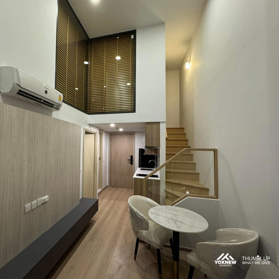 ✨Life Rama 4-Asoke Condo✨ Duplex rooms are only a few floors away from the room, quiet