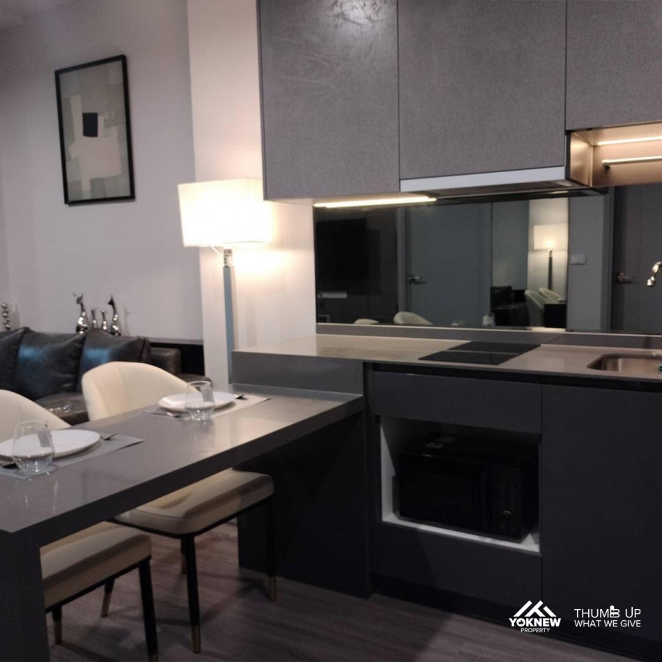 ✨Condo Ideo Chula - Samyan✨1 bed plus room, size 46.5 sq m., can be decorated as 2 bedrooms, high fl