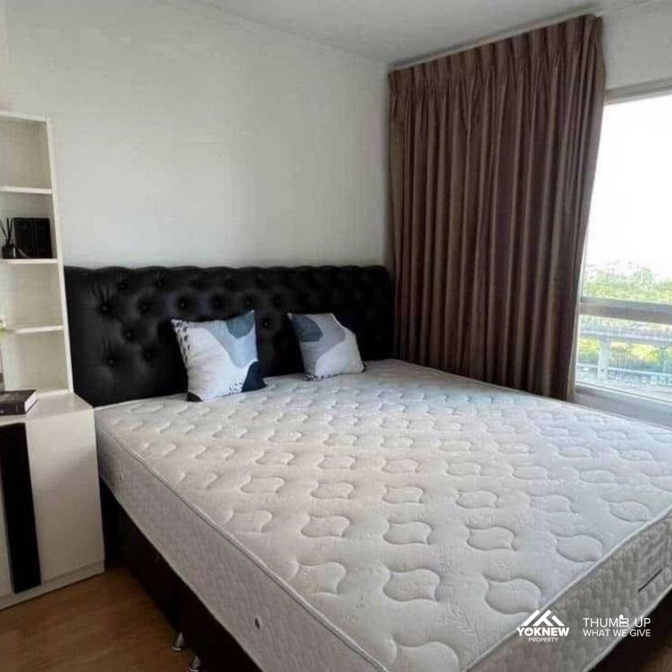 Urgent rent  Lumpini Place Srinakarin-Huamak Station  near Airport Link Hua Mak, beautifully decorat