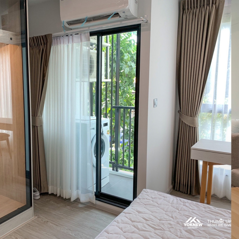 Kave Seed KasetNear BTS Kasetsart University, size 25.87 sq m., 1 bedroom, furnished room, ready to 