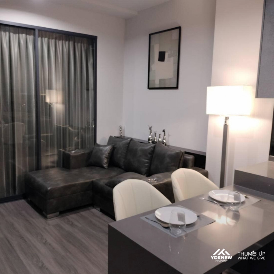 Rent now ✨Condo Ideo Chula - Samyan✨ Size 46.5 sq m., can be decorated as 2 bedrooms, high floor, op