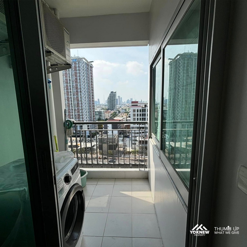 Rent now Life @ Ratchada–Sutthisan Next to MRT Sutthisan, 1 large bedroom, usable area 45 sq m, full