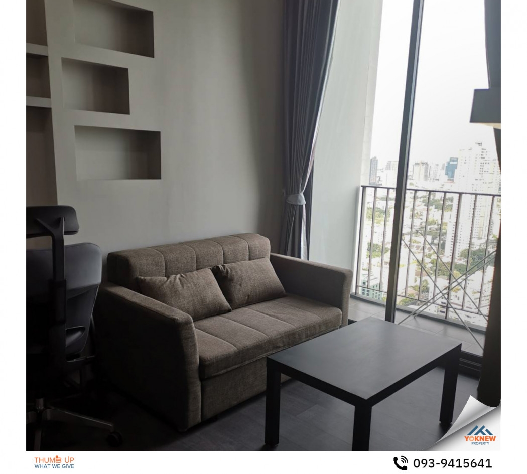 For rentEdge By Sansiri, fully furnished room, beautiful city view, no locked view, special price