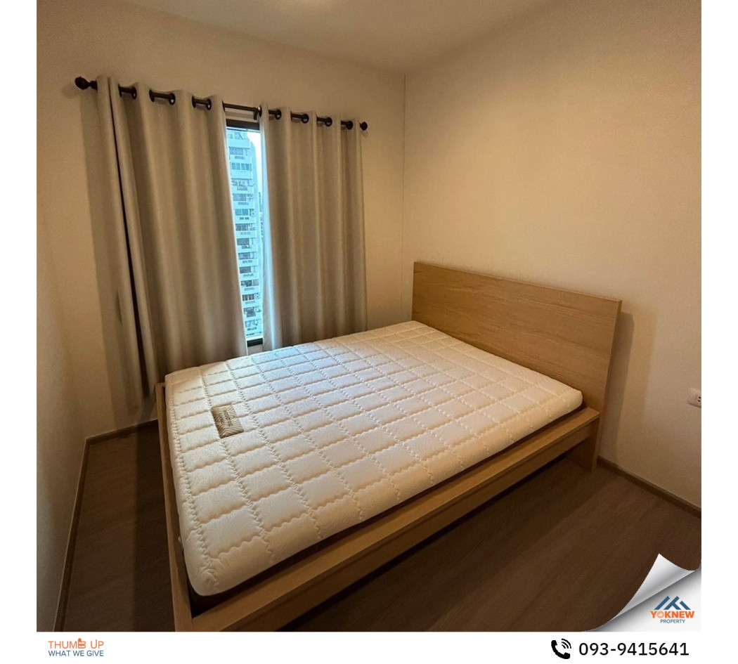 For saleTHE BASE Phetchaburi - Thonglor, new room, 1st hand, comes with standard furniture from the 