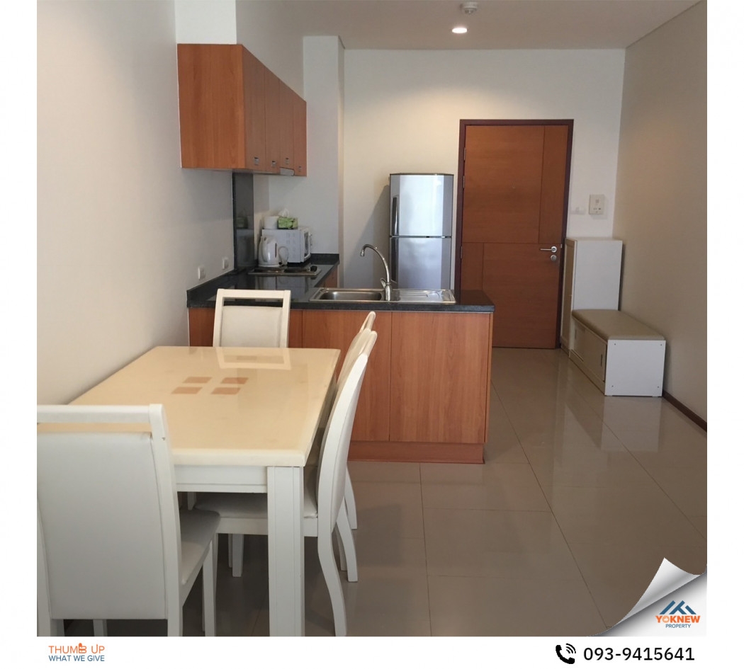 For saleVilla Sathorn, spacious layout room, lots of usable space, open kitchen, fully furnished, re