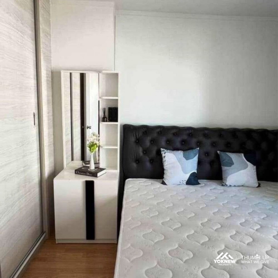 For rent 1 bedroom, 1 bathroom Condo Lumpini Place Srinakarin-Huamak Station, beautifully decorated 