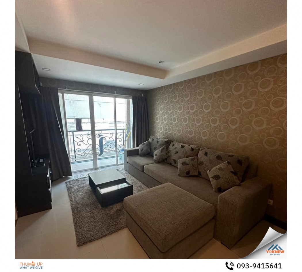 For sale with tenant, Le Nice Ekamai Condo 2 bedrooms, 2 bathrooms, pet-friendly room, beautifully d