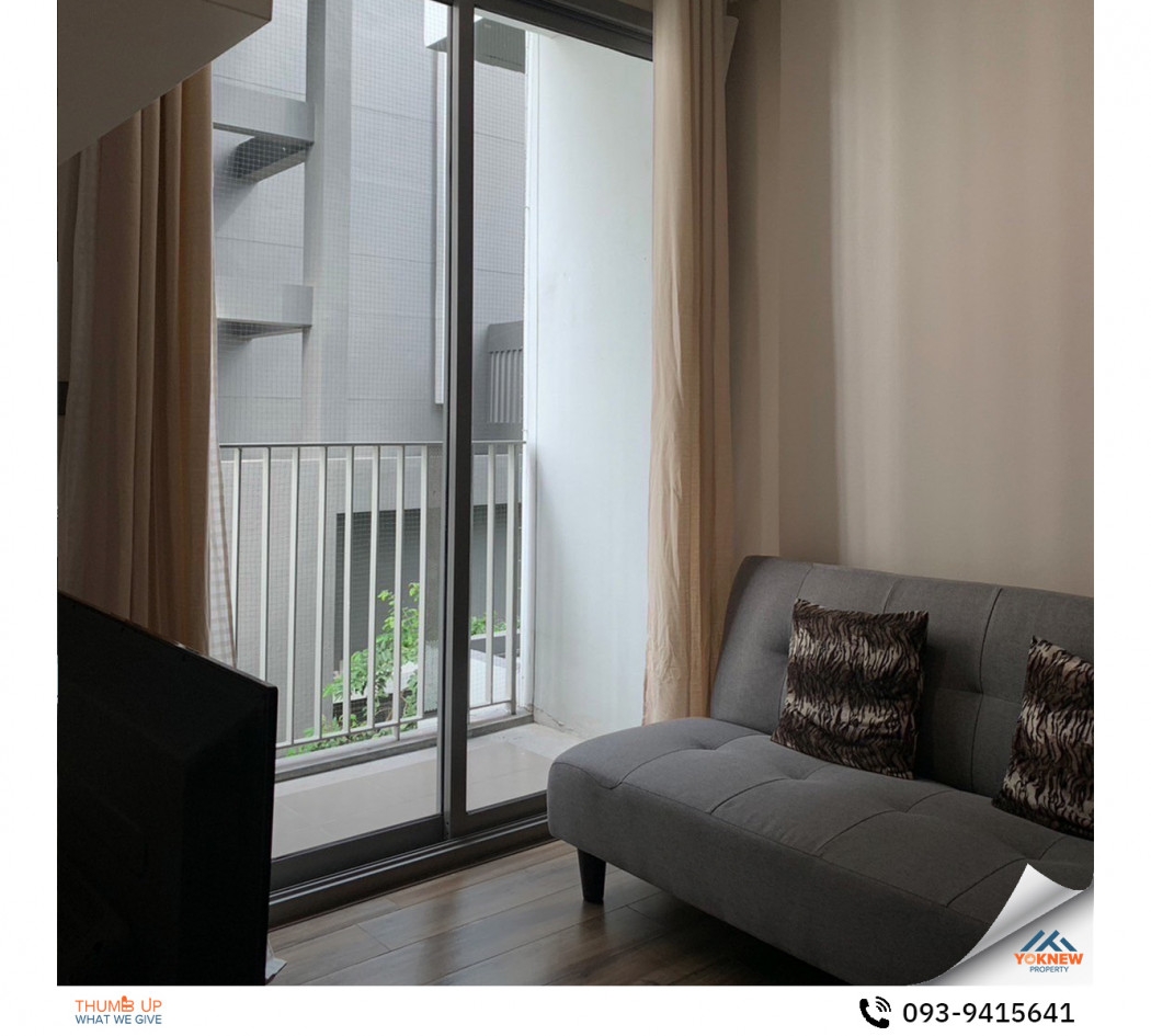 Vacant for rent, 1 bedroom, 1 bathroom, size 35 sq m.  Condo Ceil By Sansiri, the room is well divid