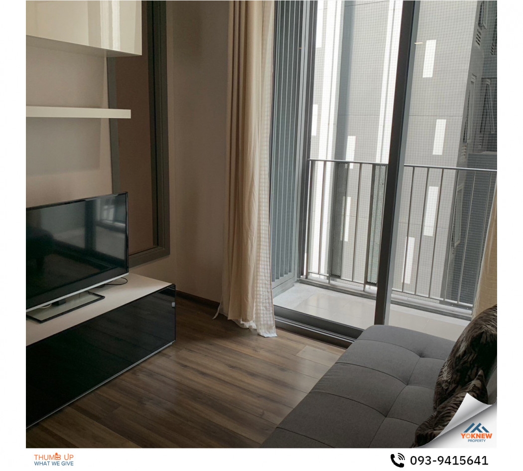 1 bedroom, 1 bathroom, rent price 17,000 baht  Condo Ceil By Sansiri, room is well divided, fully fu