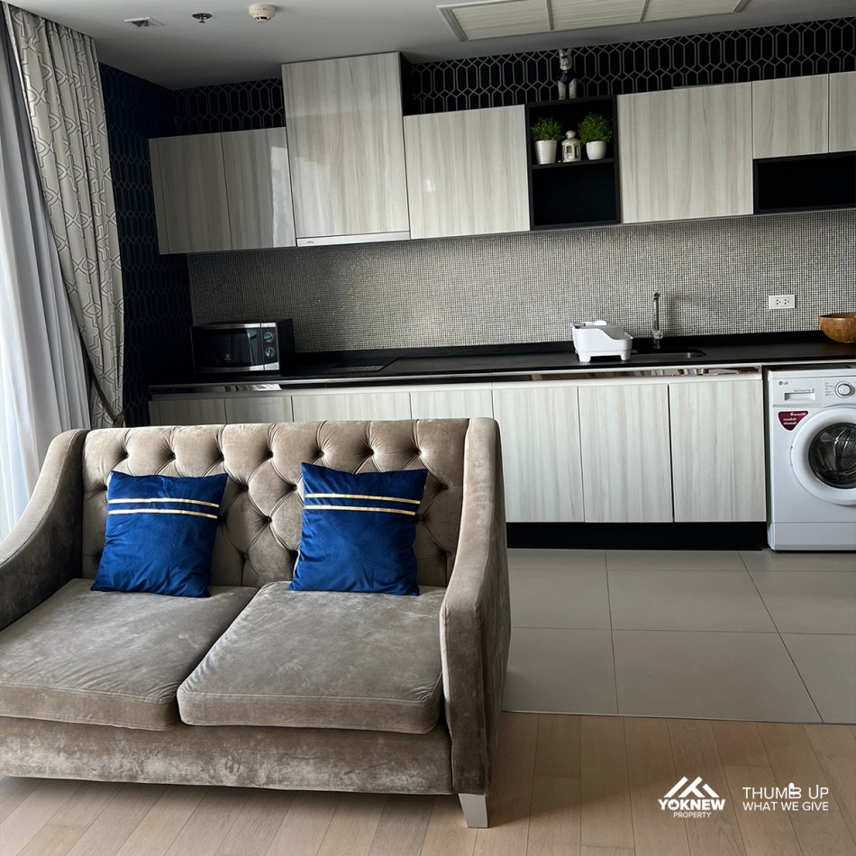 Condo for sale HQ Thonglor, room size 43 sq m, high floor, beautiful view, fully furnished