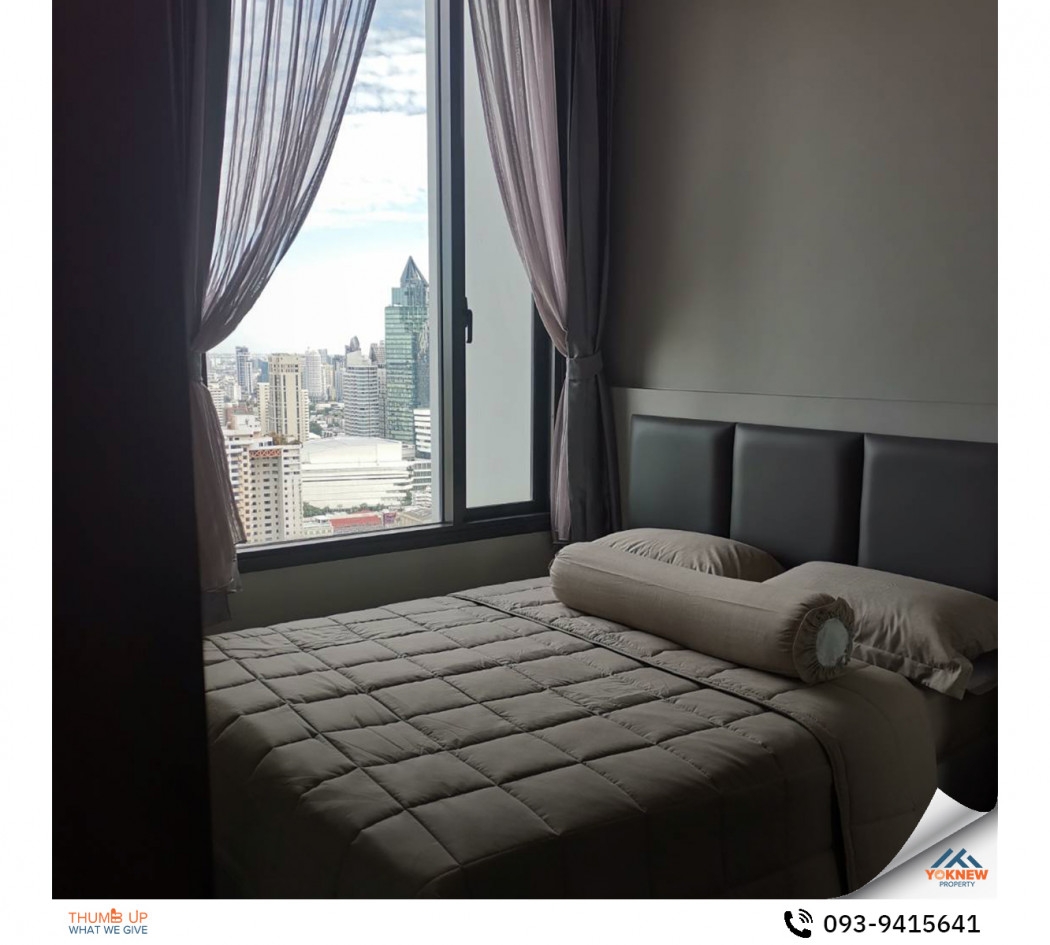 Available for rent  Condo Edge By Sansiri, fully furnished room, beautiful city view, rent at a spec