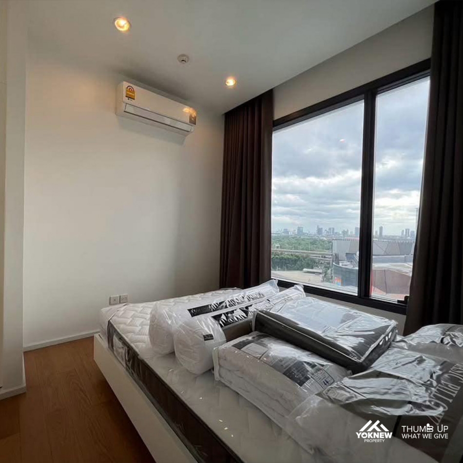 ✨M Ladprao✨ Size 102 sq m., 3 bedrooms, 3 bathrooms, beautiful view, fully furnished, near MRT Phaho