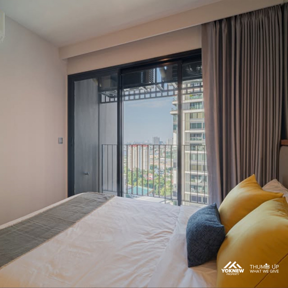 Life Ladprao Valley 1 bedroom, 1 bathroom, spacious room, complete electrical appliances, near BTS H