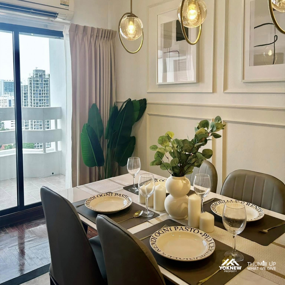 Special discount sale, Phayathai Plaza Condo  near BTS Phayathai  Beautifully renovated room