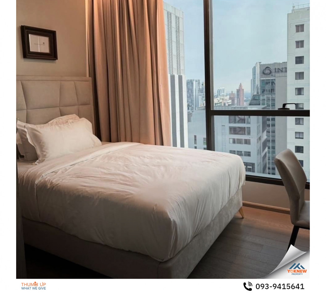 Vacant for rent, Celes Asoke Condo Penthouse room, beautifully decorated, luxury, fully furnished