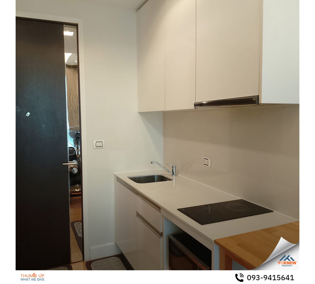 Condo for rent Equinox Phahol - Vibha 1 bedroom, 1 bathroom, divided into sections, complete electri