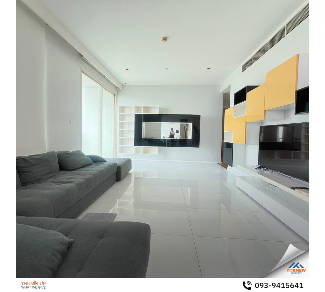 Urgent rent Wind Ratchayothin Very large penthouse room 135 sq m., most space, view of Chang Buildin