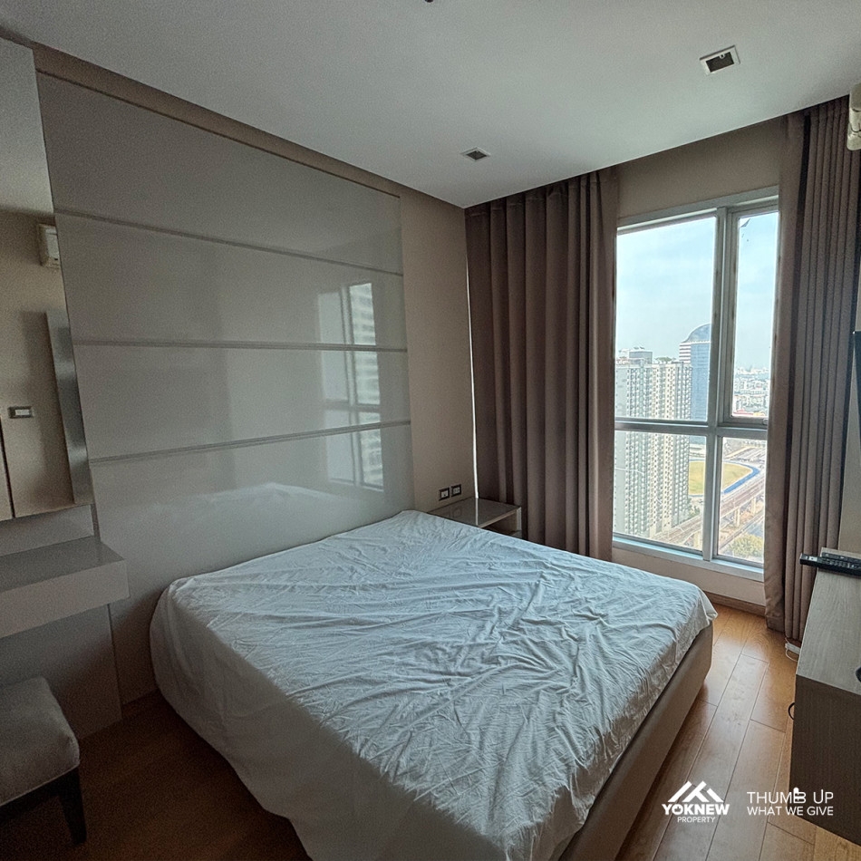 ✨Condo The Address Asoke✨ Rent 28000 baht/month 1 bedroom, 1 bathroom, fully furnished, high floor, 