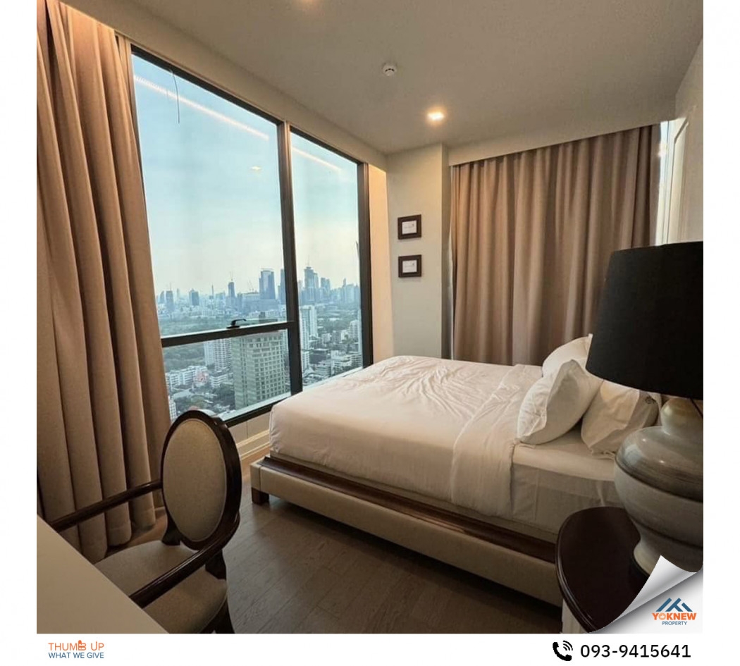 Condo Celes Asoke 3 bedrooms, 3 bathrooms, size 134 sq m. Penthouse room, beautifully decorated, lux