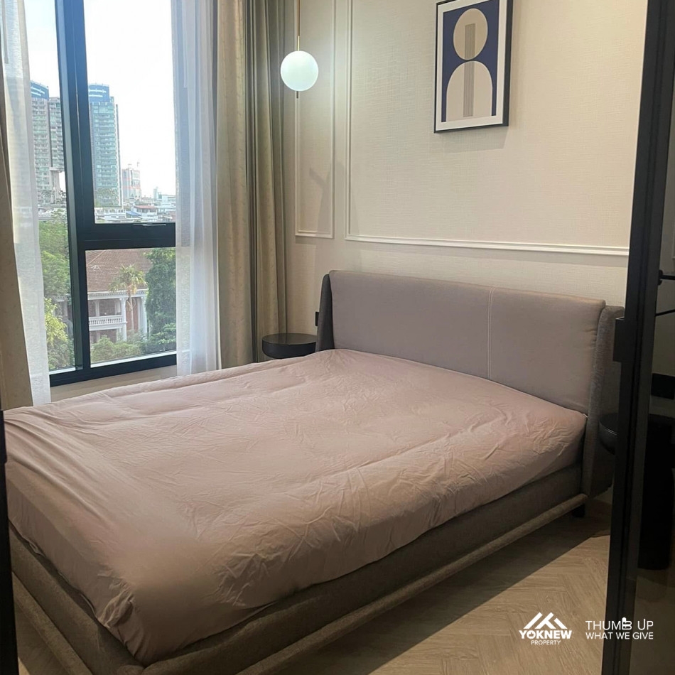 🧸Chapter Charoennakhon - Riverside🧸 Condo near BTS Krung Thonburi, 2 bedrooms, 1 bathroom, luxury de