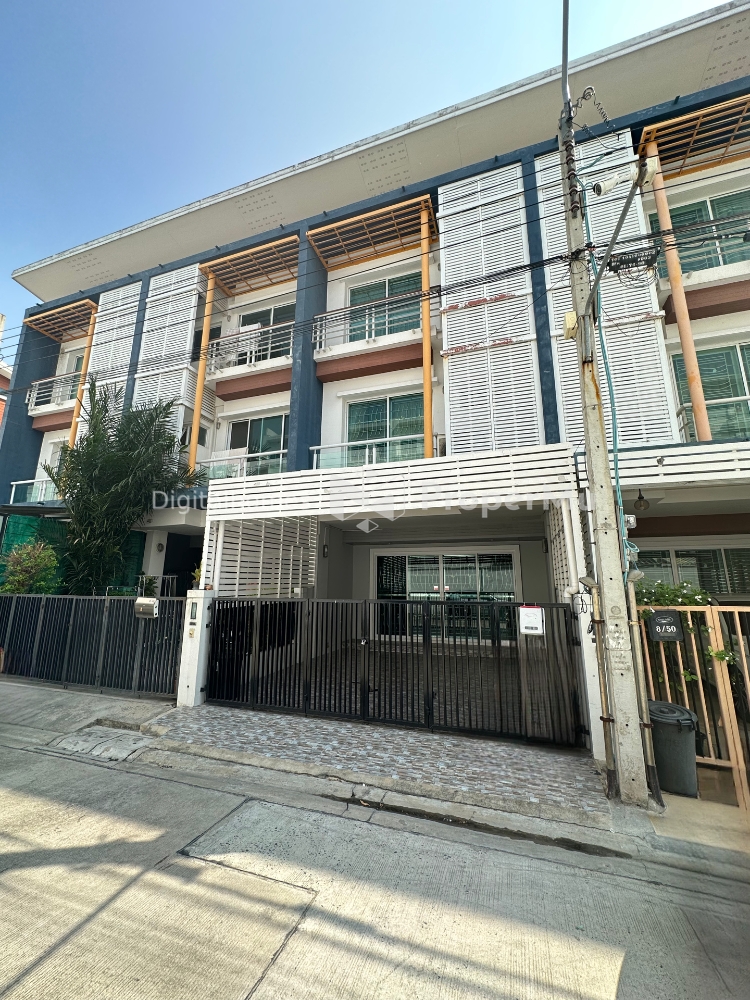 Townhouse for rent, Chuen Chuen Modus, Vibhavadi, 3 bedrooms, 3 bathrooms, 19.90 sq m, near Central 