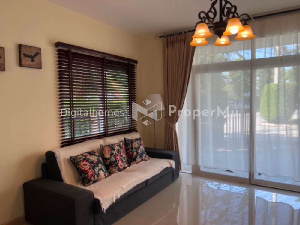 For rent 2-storey townhouse, Casa City Bangna, 3 bedrooms, 30 sq m, near Mega Bangna