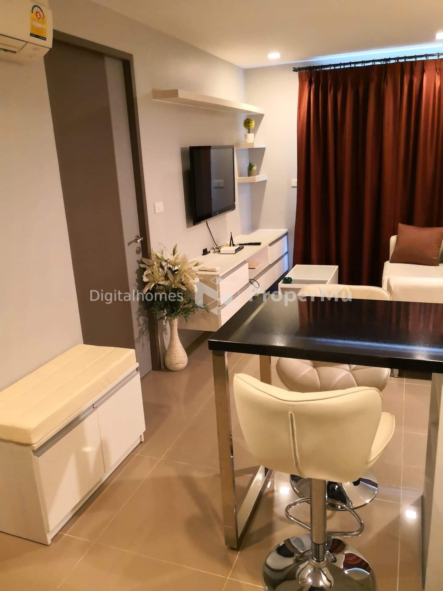 Condo for rent, Mirage Sukhumvit 27, 1 bedroom, fully furnished, 5th floor, 35 sq m., near BTS Asoke