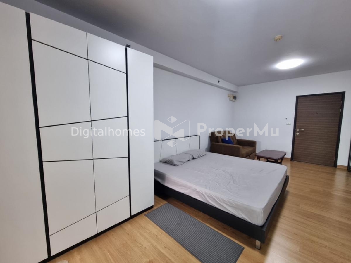 Condo for rent, Studio room, fully furnished, Supalai Park Asoke-Ratchada, 35 sq m., near MRT Rama 9