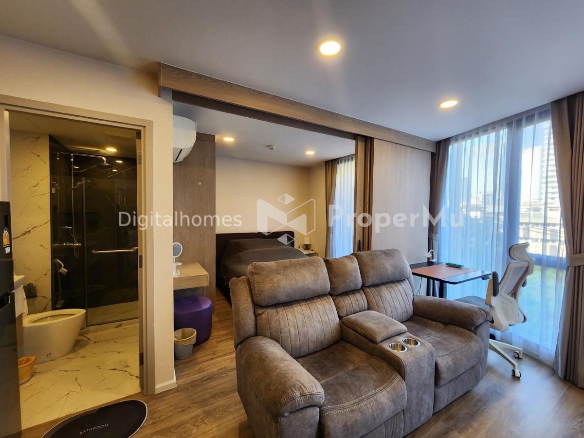 Condo for rent, The Teak Sathorn-Lumpini, 1 bedroom, fully furnished, 30 sq m, near MRT Khlong Toei