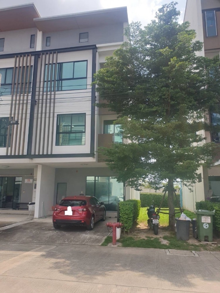 For rent iField Bangna, 3-storey home office, ready to move in, 3 bedrooms, near Mega Bangna