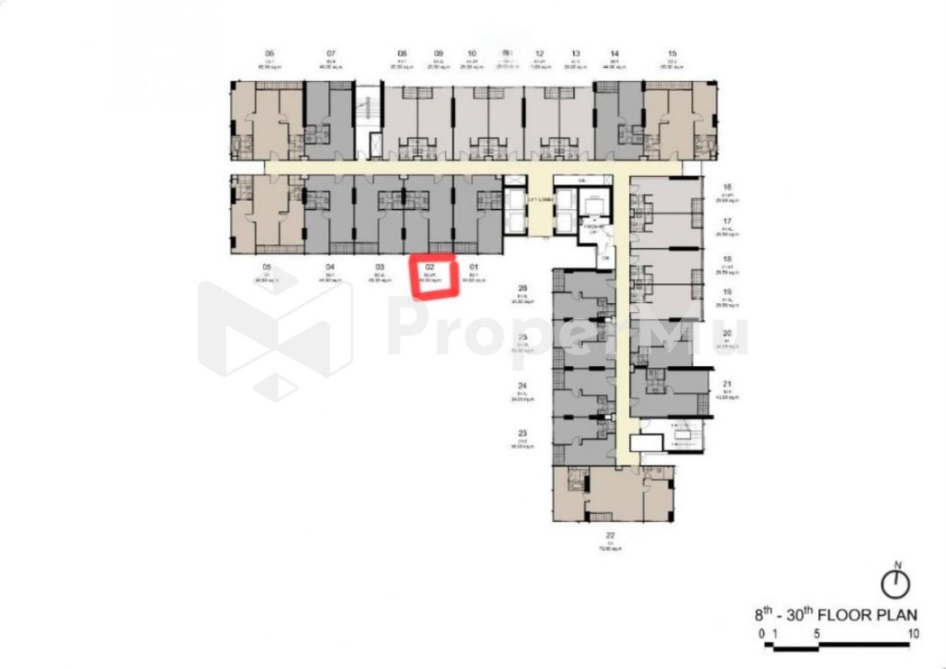 ขาย คอนโด Ideo Sukhumvit - Rama 4 : ไอดีโอ สุขุมวิท-พระราม 4 44.5 ตรม.