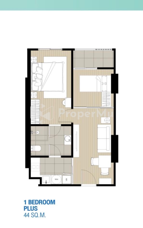 Condo for sale Ideo Sukhumvit - Rama 4 : Ideo Sukhumvit-Rama 4 44.5 sq m.