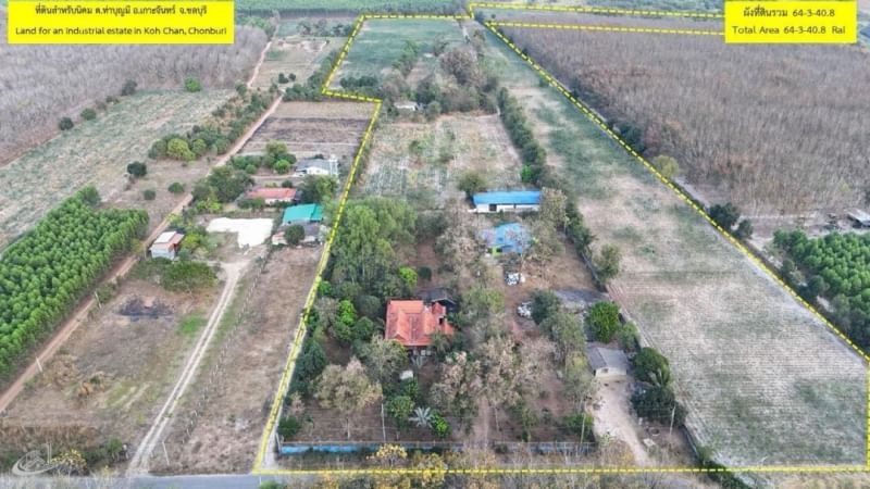 Land for sale in Nong Lam Duan Industrial Estate, Koh Chan, Chonburi