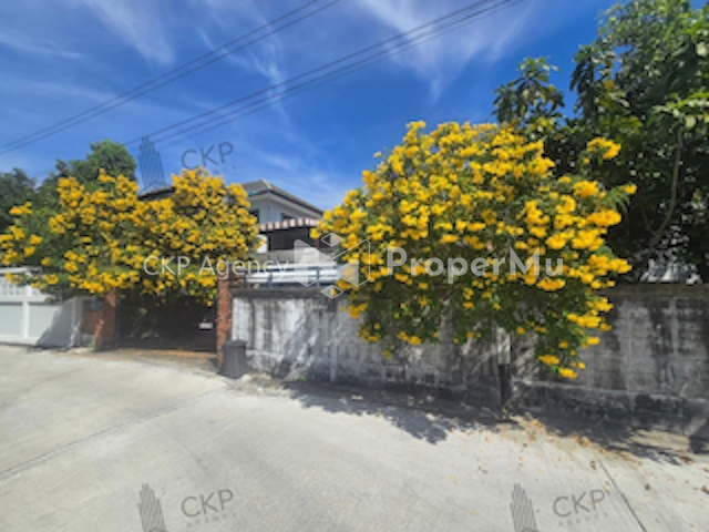 Single house, Mittraphap 2 Village, On Nut-Suan Luang, spacious area, fully extended.