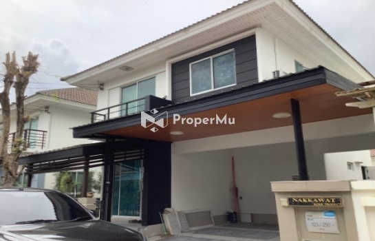 Cheap Furnished House for Rent 22,000 THB. /Sale 3.65 MB. at Perfect Park Village Bang Bua Thong Rd.