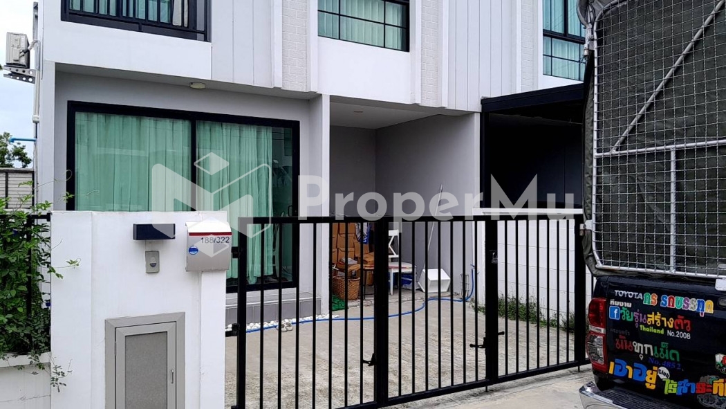 For rent: Townhome, Baan Yen Sabai, Chiva Home, Bangkok-Pathum, 25 sq m.