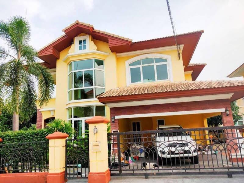 Pets allowed, no need to enter the canal For rent/sale 2-storey detached house, Phasorn Village 4, R