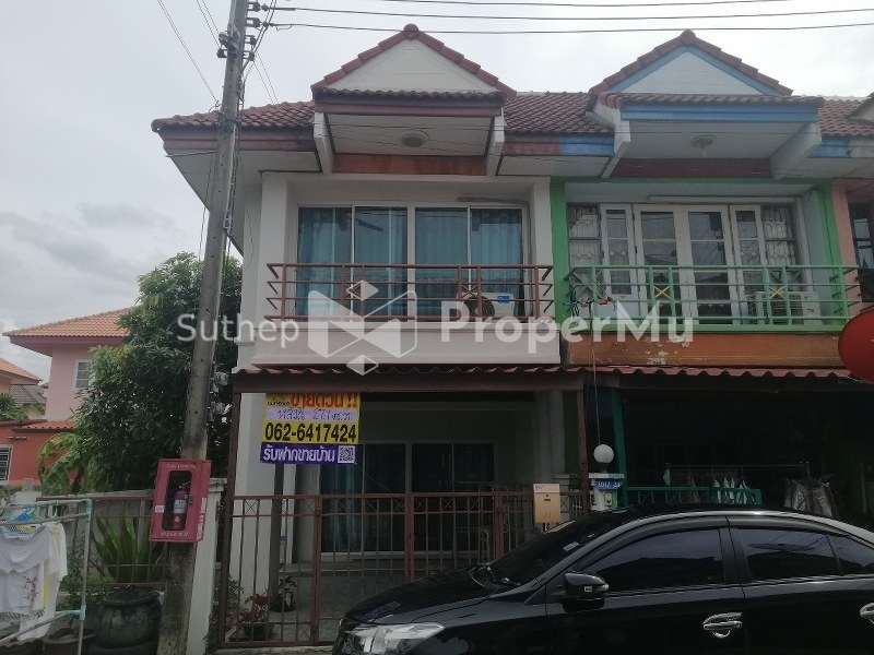 H1173 Townhouse for sale, Benchaporn Village, Sam Khok, project on Pathum-Sam Khok Road, 27.1 sq m, corner house