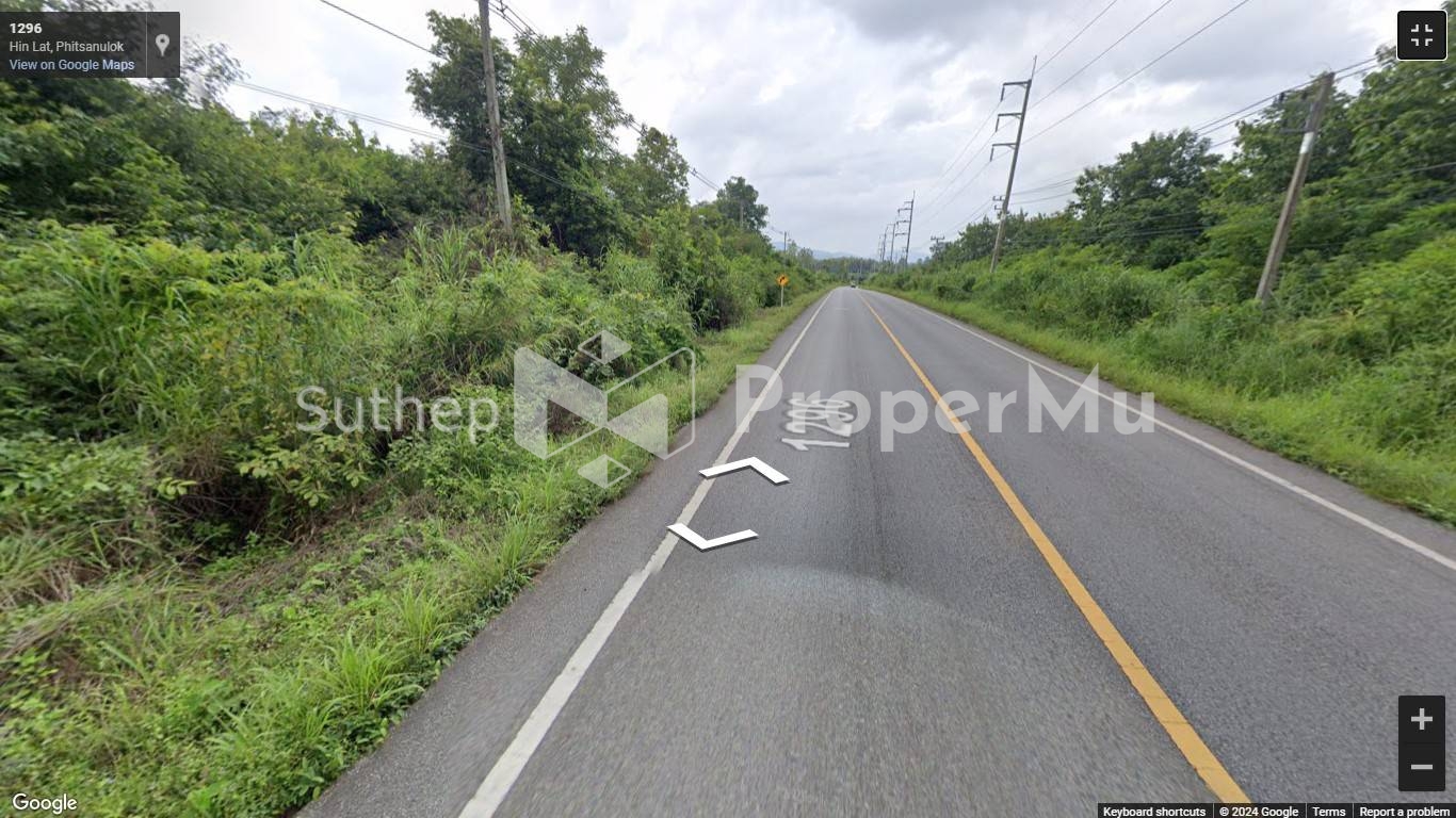 H1191 Land for sale, 90-1-92 rai, next to the national highway, Thang Ngam-Pong Khae (1926), Hin Lat Subdistrict.