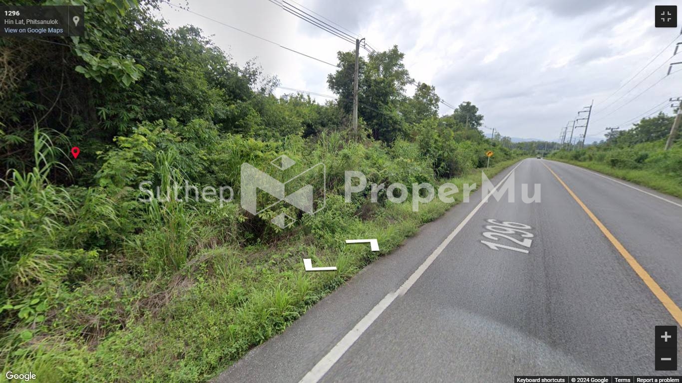 H1191 Land for sale, 90-1-92 rai, next to the national highway, Thang Ngam-Pong Khae (1926), Hin Lat Subdistrict.