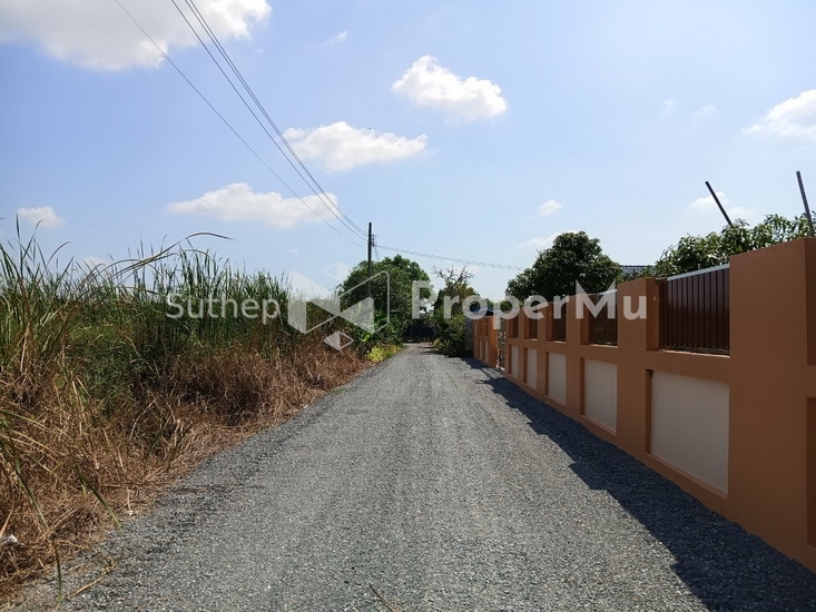 H1193 Land for sale, 258 square wah, located on Bang Yai-Bang Khlat Road, near Bang Yai Subdistrict Administrative Organization, Nonthaburi, only 350 meters.