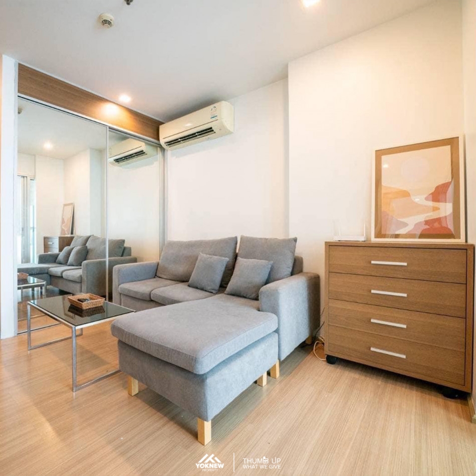 For rent, best price in the building  Condo Rhythm Ratchada – Huaikhwang, beautiful room, complete f