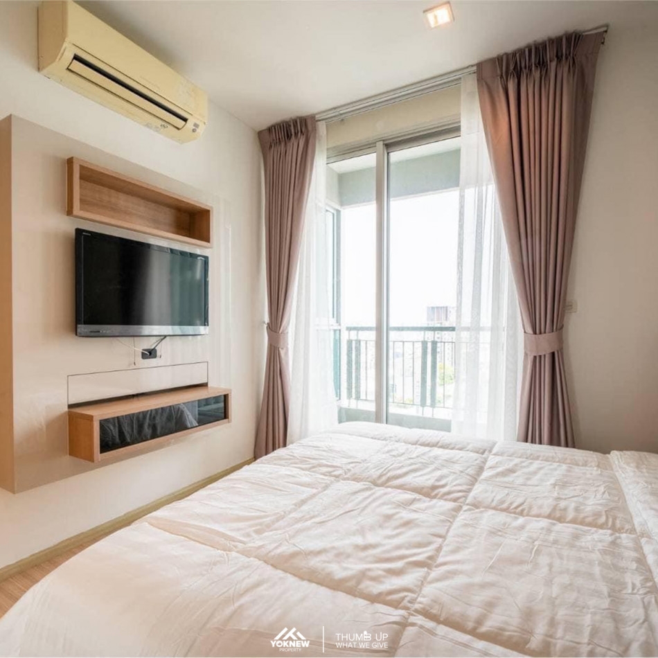 For rent, best price in the buildingCondo Rhythm Ratchada – Huaikhwang, beautiful room, complete fur